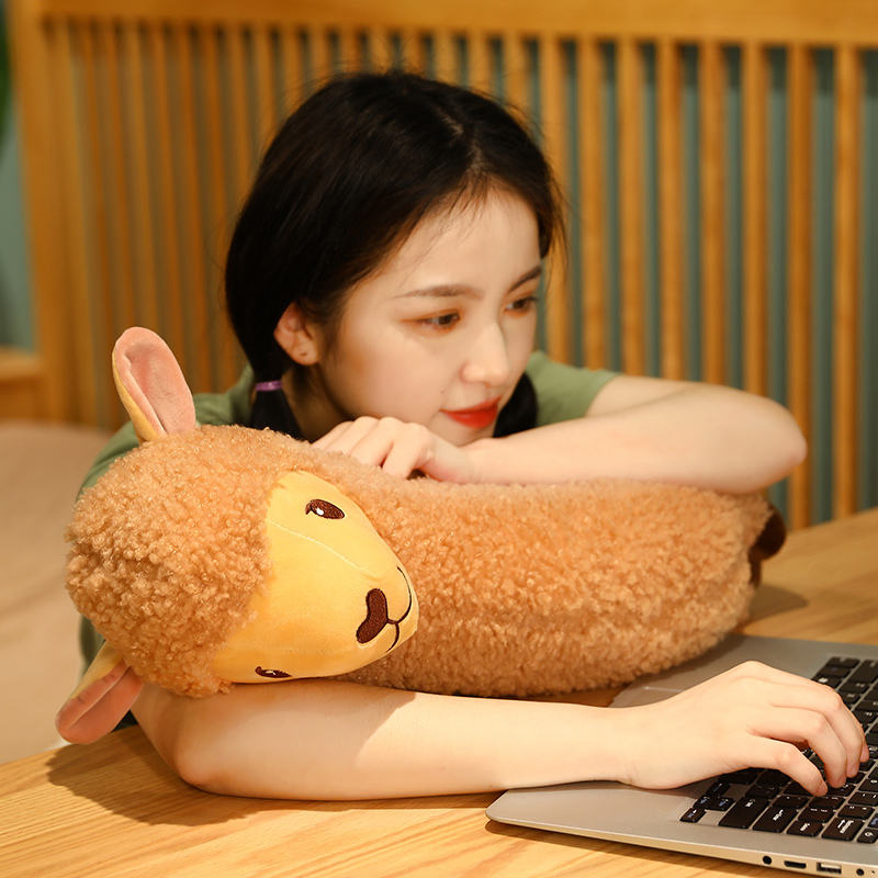 llama plush pillow