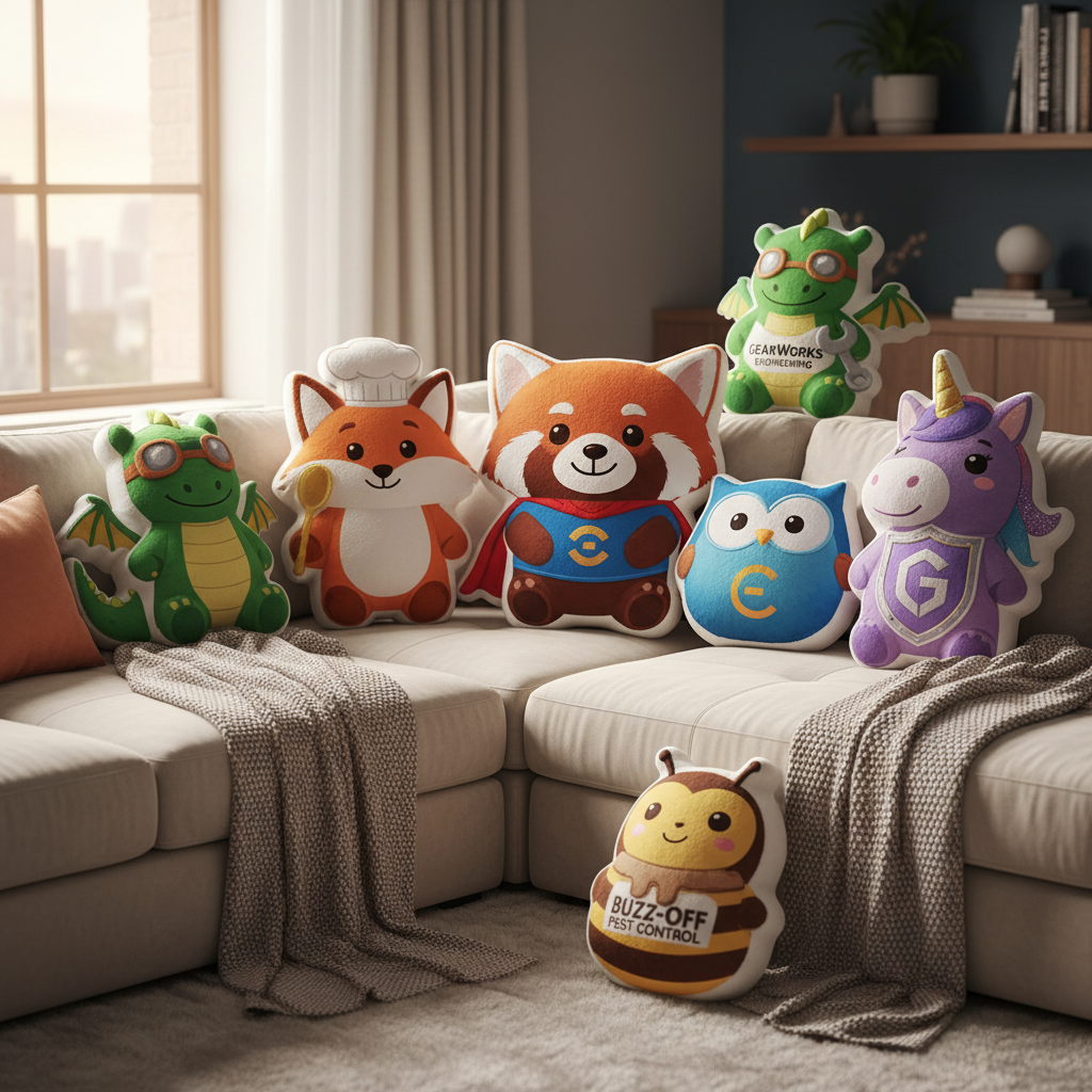 Plush Sofa Pillows For Brand Mascots