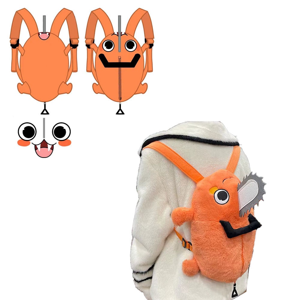 Chainsaw Man Pochita Plush Backpack