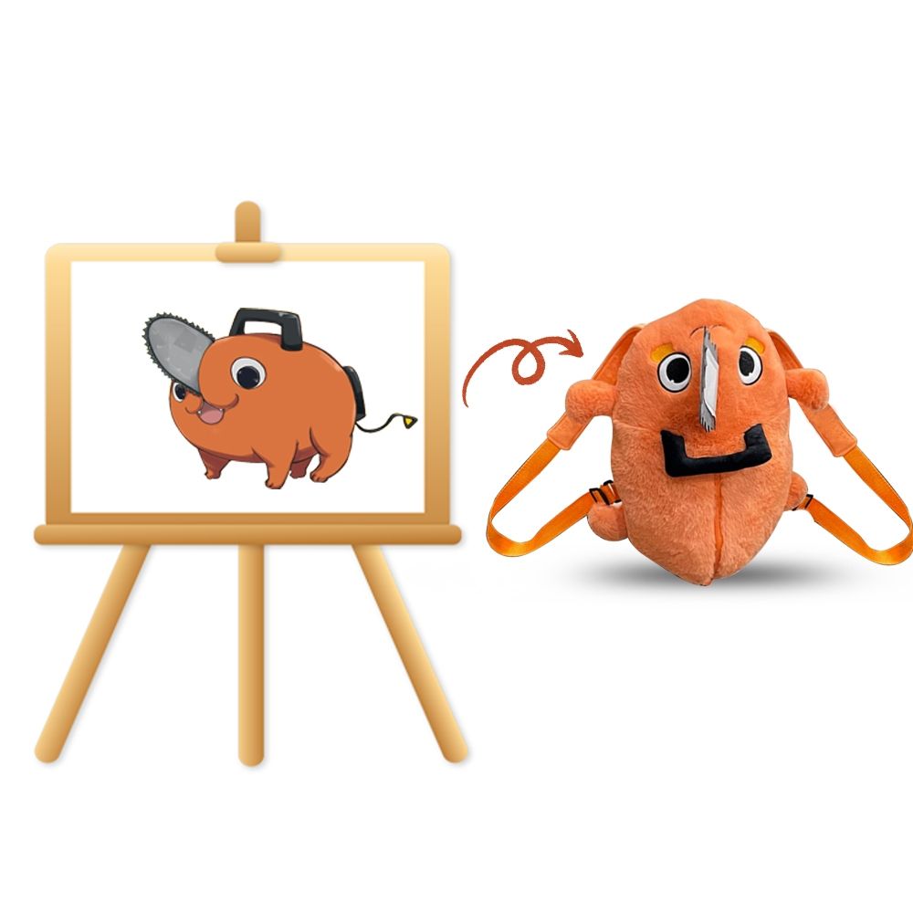 Pochita plush bag