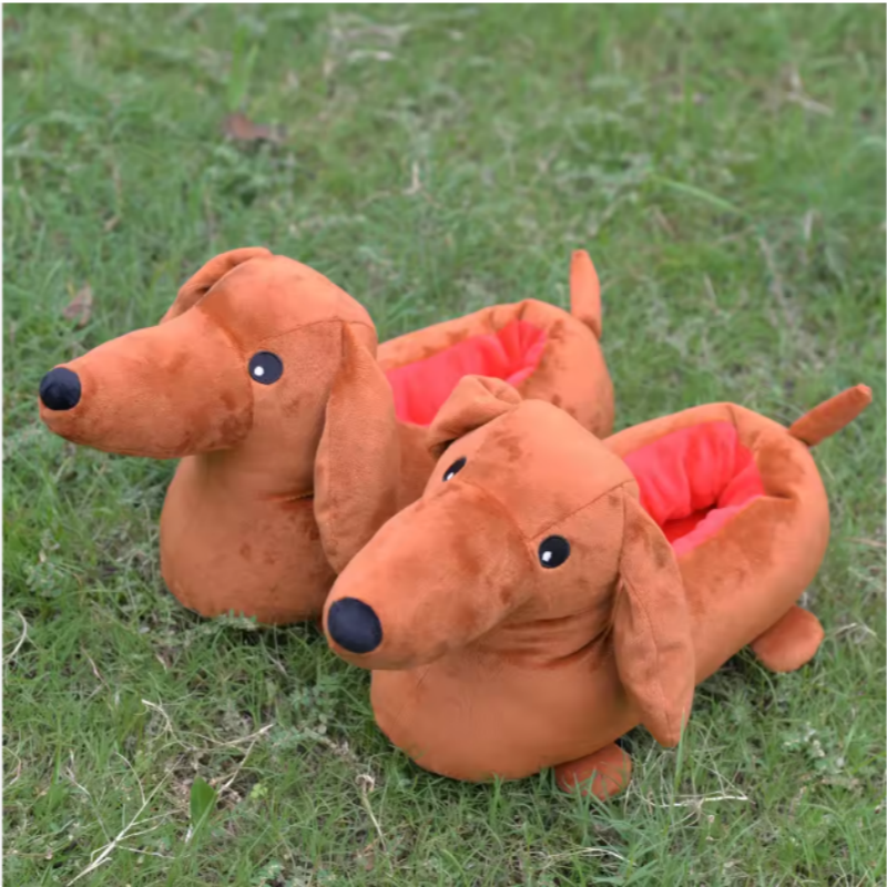 Dachshund Plush Slippers (3).png