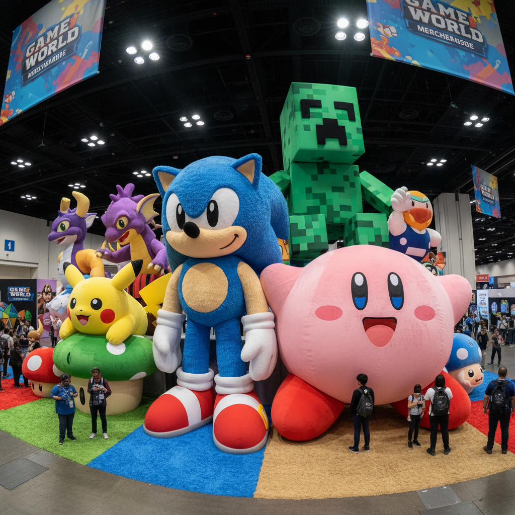 Giant Stuffed Toys For Game Character Merchandise