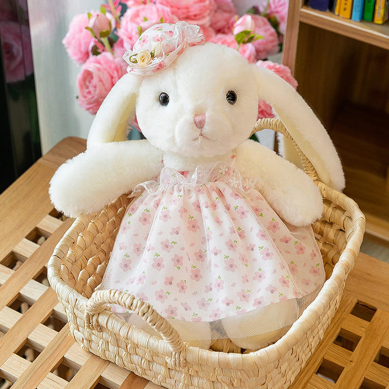 Long-eared bunny plush toy