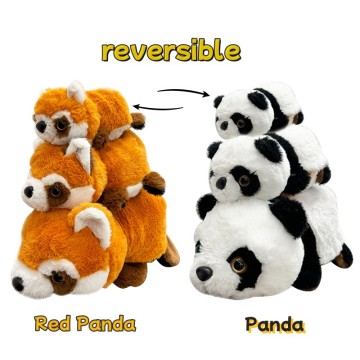 Reversible Giant Panda Plush