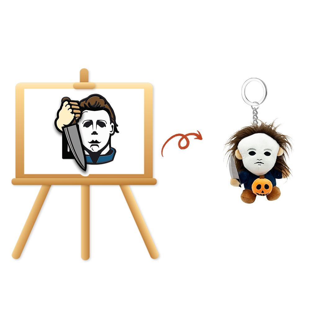 Michael Myers Plush keychain