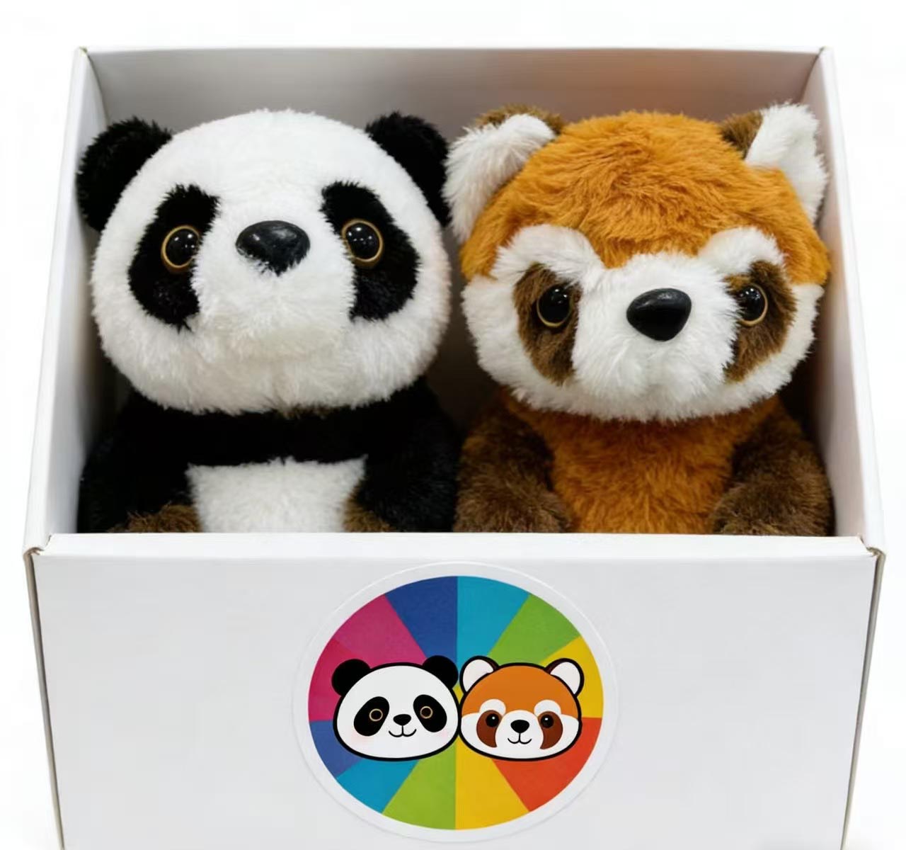 Flipped Giant Panda Transforms into Brown Panda Reversible Plush toys Doll (4)