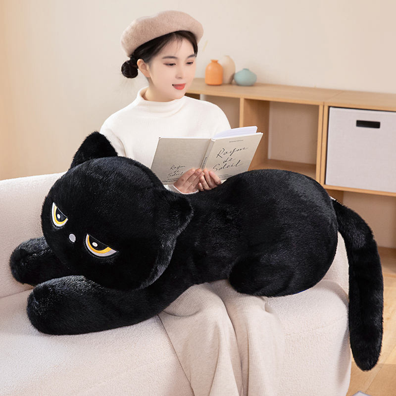 Black cat plush body pillow (6).jpg