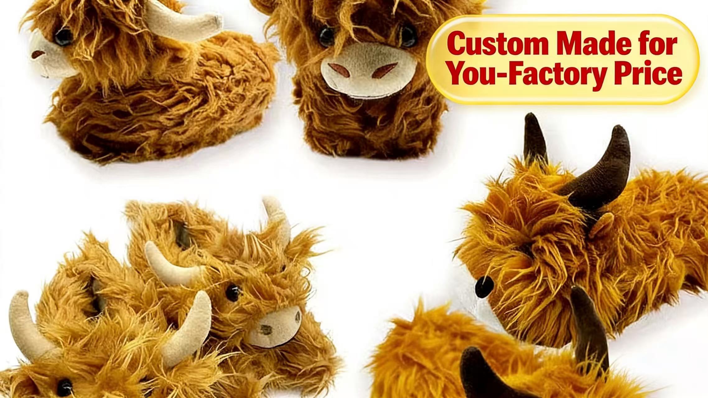 Highland Cow Slippers (5)