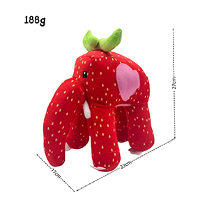 Strawberry Elephant plush