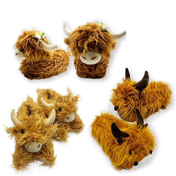 Highland Cow Slippers (6)