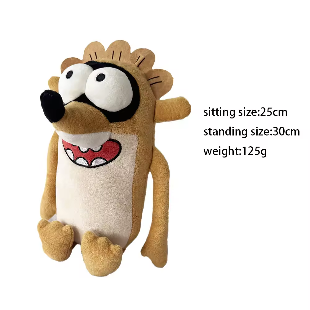 Rigby Plush Toy Wholesale | Regular Show Inspired Plush Manufacturer