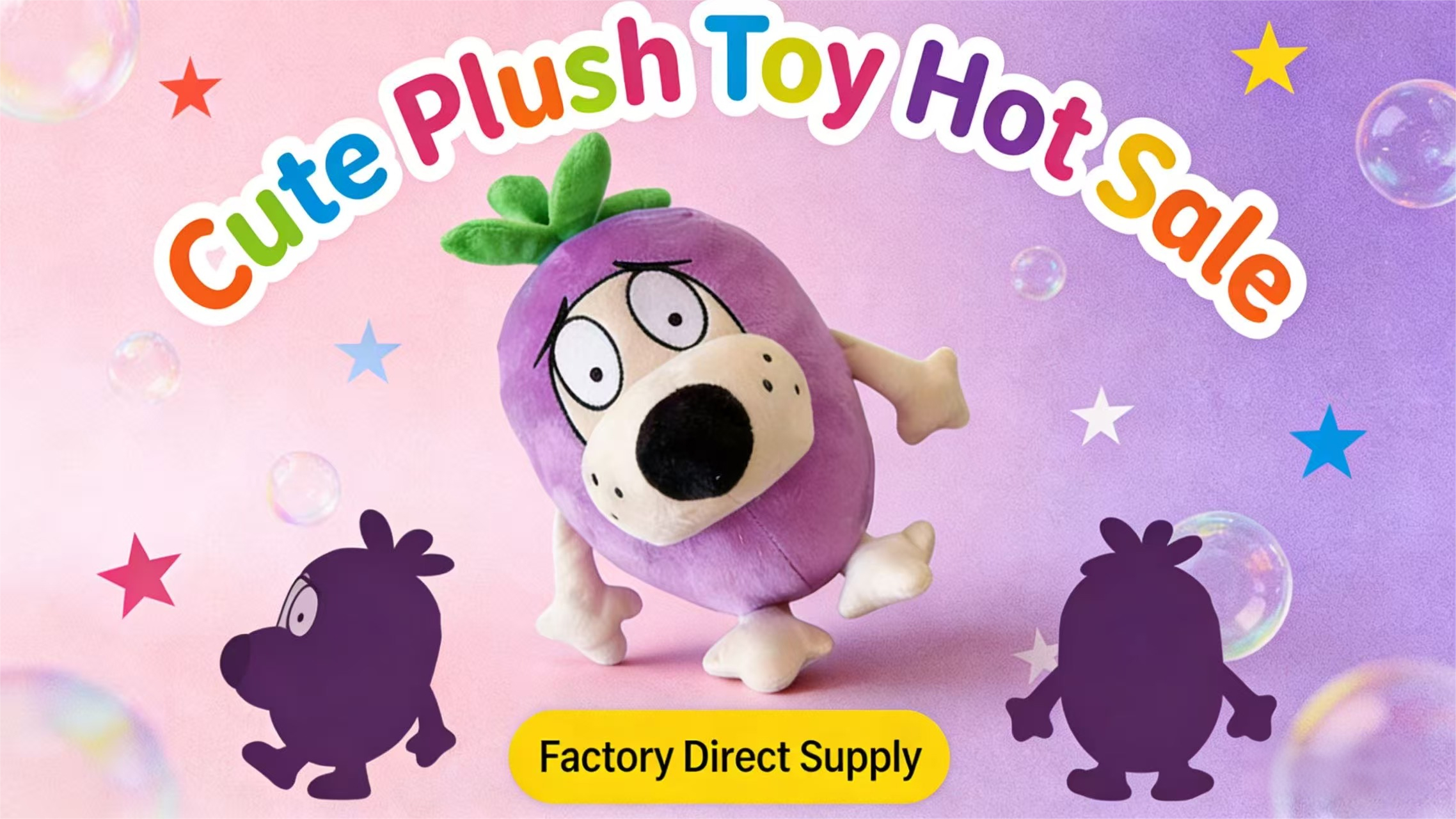banner for Eggplant Courage Plush (2)