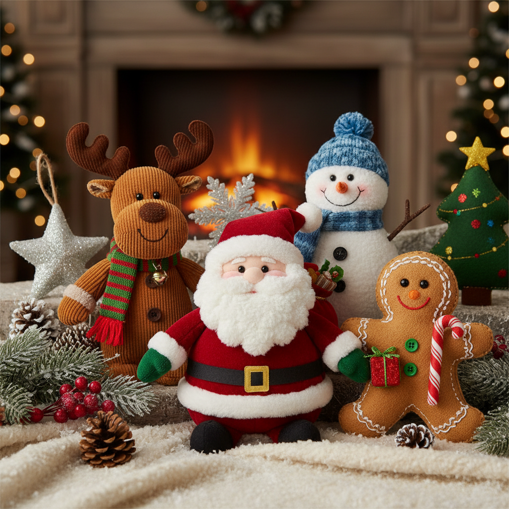 Stuffed Plush Toys For Holiday-Themed Products