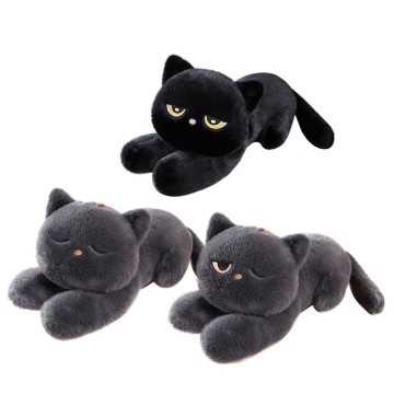 Black Cat Plush Body Pillow