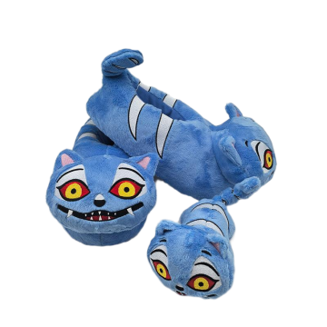Kpop Demon Hunter Derpy Tiger Plush Slippers | Custom Plush Slipper Supplier