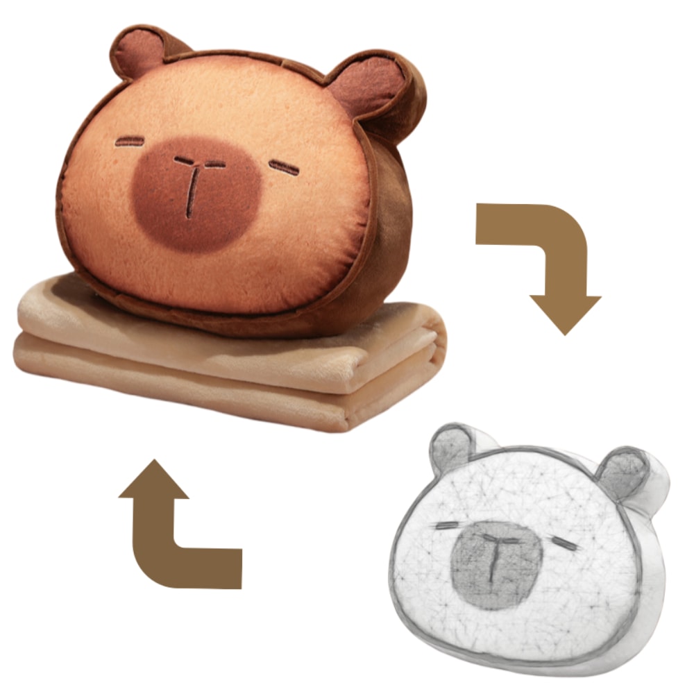 Capybara Plush Pillow